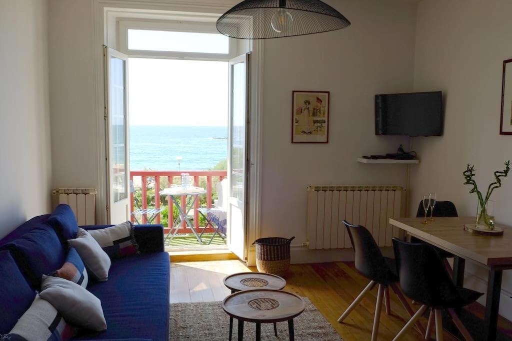 Appartement Le Sahel - Vue Imprenable Sur L'Ocean Biarritz Zewnętrze zdjęcie