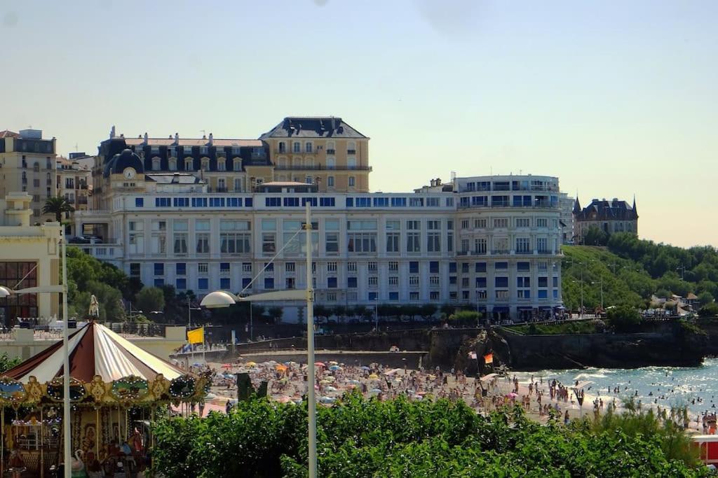 Appartement Le Sahel - Vue Imprenable Sur L'Ocean Biarritz Zewnętrze zdjęcie