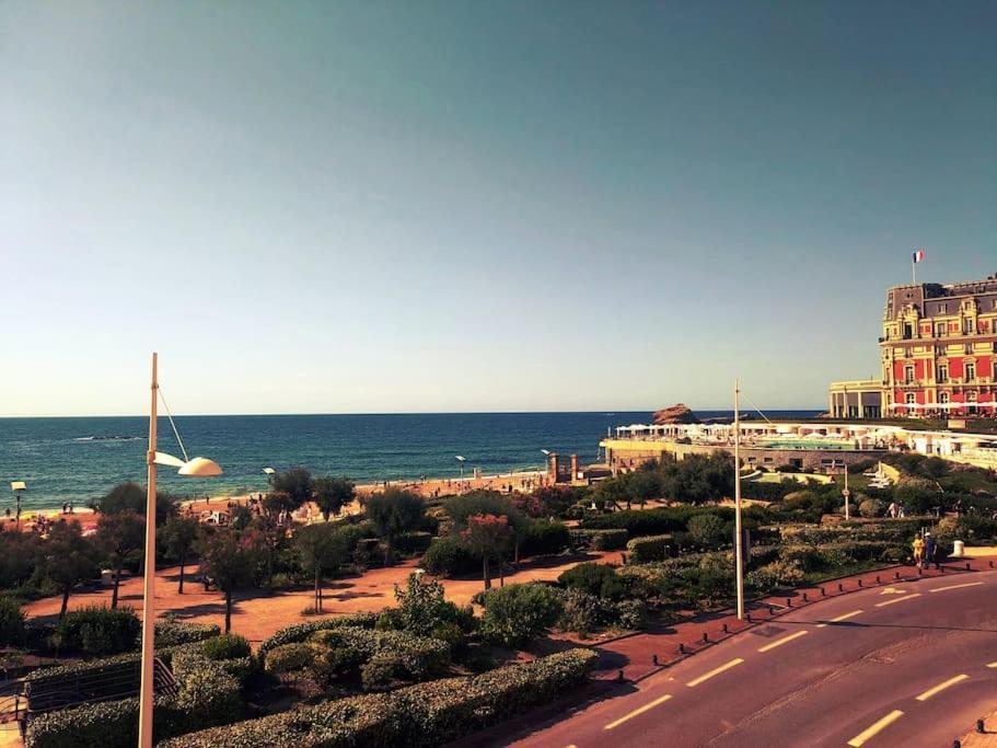 Appartement Le Sahel - Vue Imprenable Sur L'Ocean Biarritz Zewnętrze zdjęcie