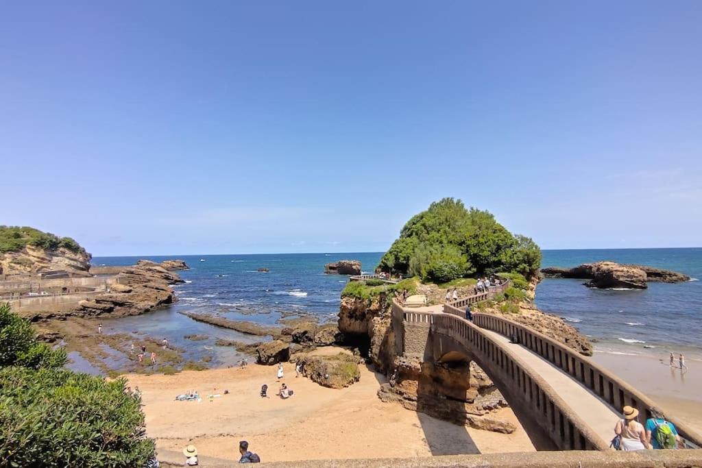 Appartement Le Sahel - Vue Imprenable Sur L'Ocean Biarritz Zewnętrze zdjęcie