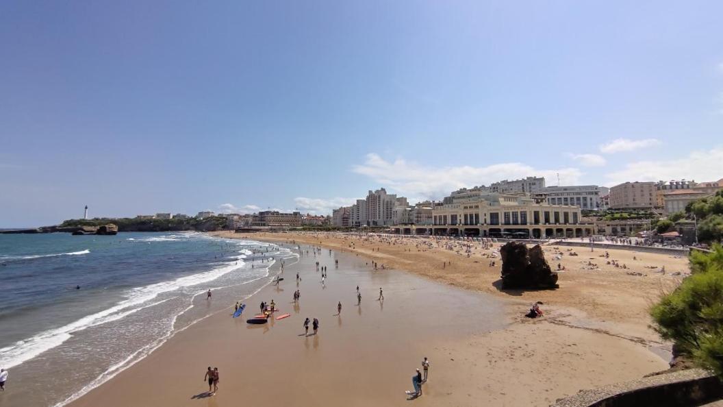 Appartement Le Sahel - Vue Imprenable Sur L'Ocean Biarritz Zewnętrze zdjęcie